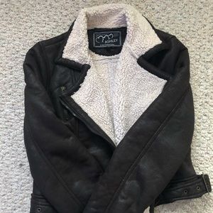 Sherpa lined jacket